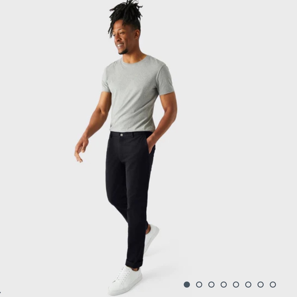 VILLA BORGHESE Italy mens chino trouser 100% cotton italy size 52 - us size 36